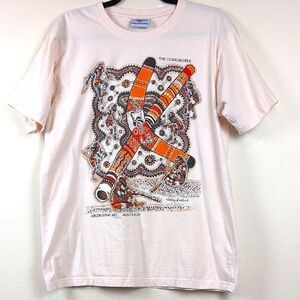 Gooses T-Shirts Australia Aboriginal Art  Graphic T-Shirt Size L Unisex